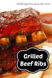 Rack of Grilled Beef Ribs