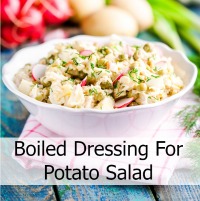 Boiled Dressing on Potato Salad