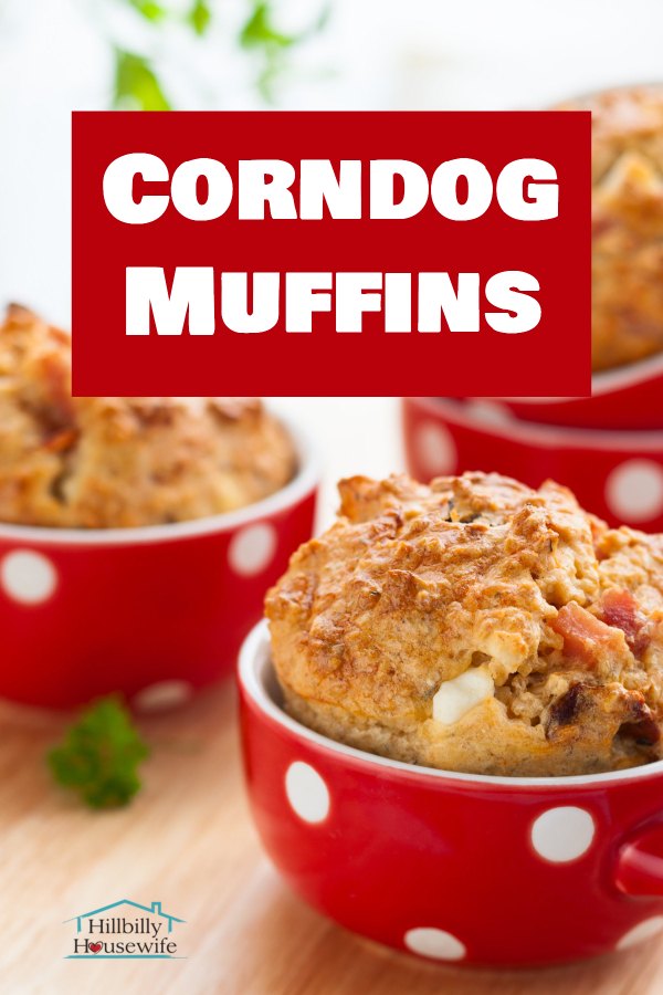 In the mood for some savory muffins that make a great snack or a light lunch? Try these corndog muffins