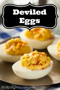 Perfect for snack and potlucks. Who doesn't love a plate of homemade deviled eggs? Here's how I make mine.