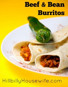 Simple Beef and Bean Burritos - Quick and Easy Weeknight Dinner