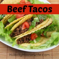 These tacos are quick and easy to make. No need to buy a premade pack.