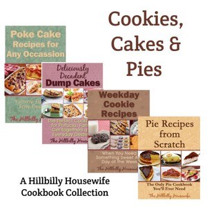 Book cover for Cookies Cakes & PIes by The Hillbilly Housewife
