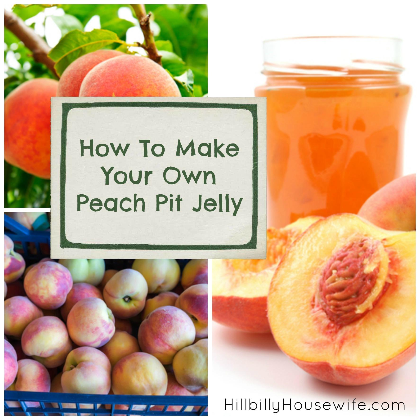 Peach Pit Jelly Hillbilly Housewife