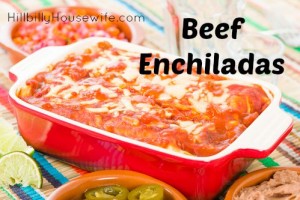 My favorite recipe for making beef enchiladas from scratch.