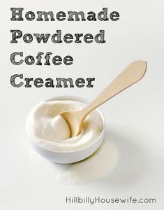 A simple recipe for powdered coffee creamer you can make in your blender.