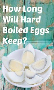 How long will hard boiled eggs last and how should you store them.