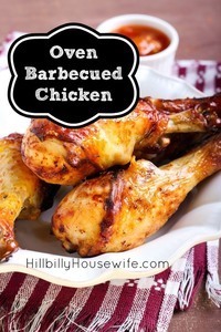 Oven Baked BBQ Chicken - quick and easy dinner.