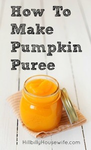 Making your own pumpkin puree for baking pies, making soups and using in various recipes is easier than you think.