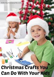 Fun and easy craft ideas to keep the kids busy while they wait for Santa to come. These make cute gifts and decorations too.