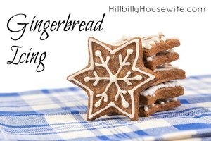 This is the easiest and best way to ice your gingerbread cookies. Works every time - with just two ingredients.