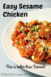 You'll be able to fix this homemade version of sesame chicken faster than you can order and pickup takeout. And it tastes better.