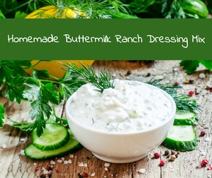 Make a batch of this simple homemade mix and use it in cooking and baking, or to make homemade ranch dressing or dip