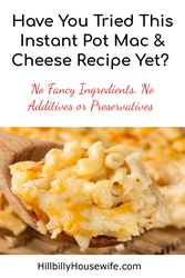 Here's my favorite recipe for Instant Pot Mac and Cheese