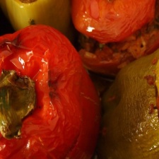 Stuffed Bell Peppers Cooked In The Instant Pot