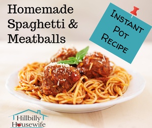 A simple recipe for making spaghetti with made from scratch meatballs.
