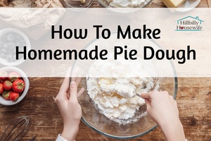 Here are two different ways to make pie dough from scratch.
